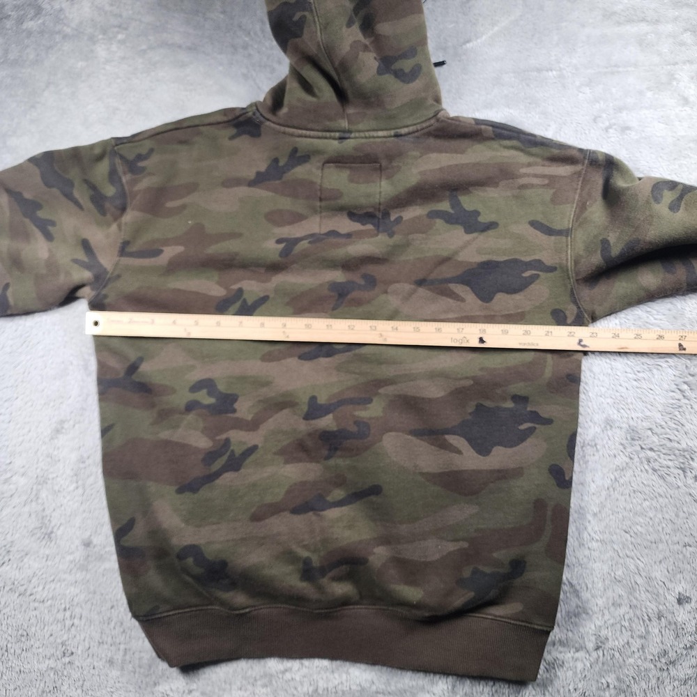 VIXXON Hoodie‎ Womens XL Green Dixxon Camo Box Logo Fleece Pullover Streetwear - Picture 10 of 14
